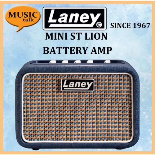 Laney Mini ST Lion Heart Amplifier with Delay, drive, smartphone app (Batteries Operated)