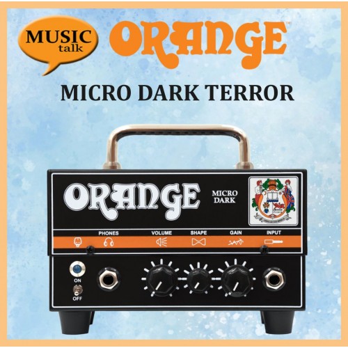 Orange Amplifier Micro Dark Terror Head for Electric Guitar 20 watts Tube