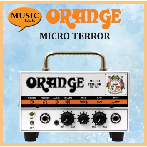 Orange Amplifier Micro Terror Head for Electric Guitar 20 watts Tube