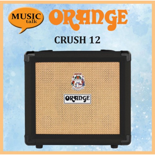Orange Amplifier Crush 12 Black for Electric Guitar 12 watts