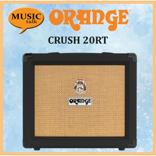 Orange Amplifier Crush 20 RT Black Reverb for Electric Guitar 20 watts with Tuners