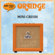 Orange Amplifier Mini Crush for Electric Guitar 3 watts Built in Tuner