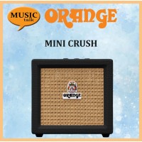Orange Amplifier Mini Crush Black for Electric Guitar 3 watts Built in Tuner