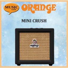 Orange Amplifier Mini Crush Black for Electric Guitar 3 watts Built in Tuner