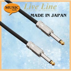 Live Line Guitar Cable 3 Meter Straight to Straight Black (Made In Japan)