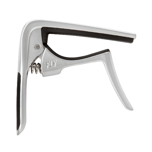 Dunlop TRIGGER® FLY™ CAPO CURVED - SATIN CHROME 63CSC