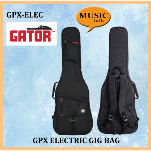 Gator Electric Guitar Bag GPX-Electric 20mm Thick Foam Padding Covered with Plush Micro-Fleece Lining