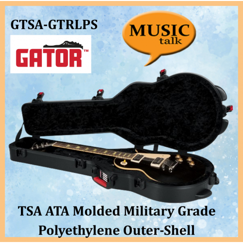 Gator Electric Guitar Hard case GTSA-GTRLPS Les Paul TSA Lock ATA Molded Military Grade Polyethylene Outer-Shell