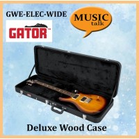 Gator Hardcase for Electric Guitar GWE-ELEC-WIDE Deluxe Wood PRS Style with lock