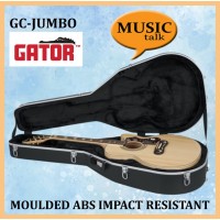 Gator Jumbo Acoustic Guitar Hardcase GC-Jumbo Impact-Resistant ABS Plastic for an Ultra-Durable Exterior with lock