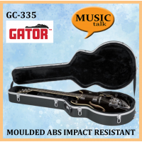 Gator Hard case GC-335 Jazz Guitar Impact-Resistant ABS Plastic for an Ultra-Durable Exterior with lock