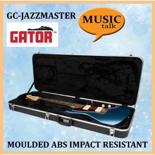 Gator Hardcase for Jazz Master Guitar GC-JMASTER Impact-Resistant ABS Plastic for an Ultra-Durable Exterior with lock