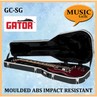 Gator GC-SG Electric Guitar Hard Case Impact-Resistant ABS Plastic for an Ultra-Durable Exterior with lock