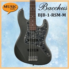 Bacchus Bass Guitar BJB-1-RSM-M Metallic Roasted Maple Neck with free bag