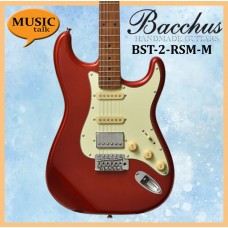 Bacchus Guitar Electric BST-2RSM-M Candy Apple Red Roasted Maple Neck