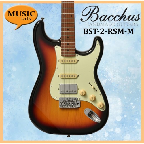 Bacchus Guitar Electric BST-2RSM-M Sunburst Roasted Maple Neck