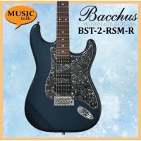 Bacchus BST-2-RSM-R--BPPG-DLPB Dark Lake Placid Blue Electric Guitar Roasted Maple Neck with FREE bag