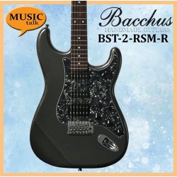 Bacchus BST-2-RSM-R-BPPM Metal Electric Guitar Roasted Maple Neck with Bag