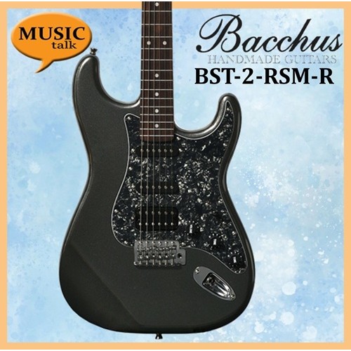 Bacchus BST-2-RSM-R-BPPM Metal Electric Guitar Roasted Maple Neck with Bag