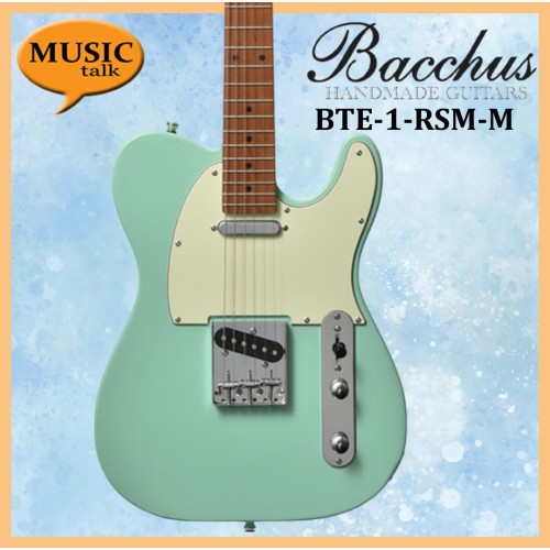 Bacchus BTE-1-RSM-M-SFG Sea Foam Green Tele Electric Guitar