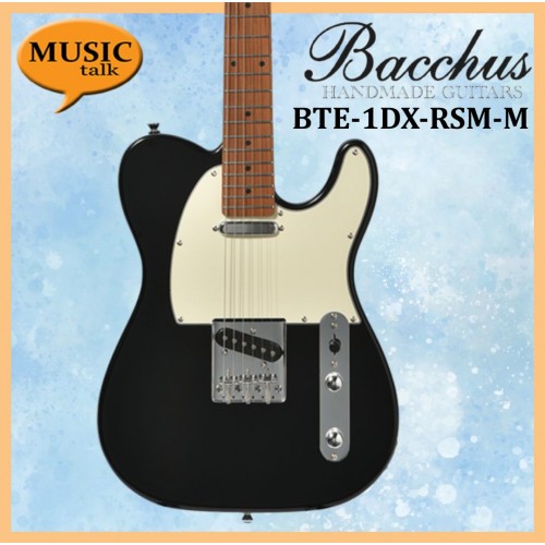 Bacchus BTE-1-DX-RSM-M-BK Black Tele Electric Guitar