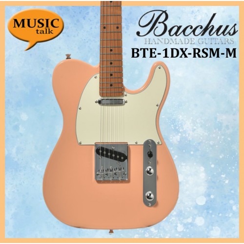 Bacchus BTE-1-DX-RSM-M-SLPK Shell Pink Tele Electric Guitar