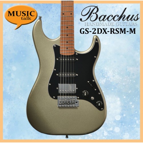 Bacchus GS-2DX RSM/M Misty Dawn Gold Electric Guitar with stainless steel frets