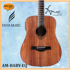 Enya Amari Acoustic Guitar AM-BABY-EQ with FREE Bag and accessories