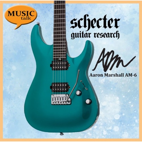 Schecter Aaron Marshall AM-6 Arctic Jade Electric Guitar Schecter Aaron Marshall AM-6 Arctic Jade Electric Guitar