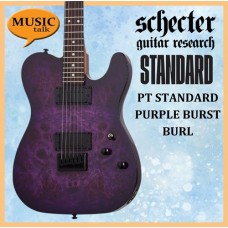 Schecter PT Standard Purple Burst Burl Electric Guitar