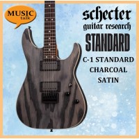 Schecter C-1 Standard Charcoal Satin Electric Guitar