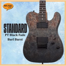 Schecter PT Standard Black Fade Burst Burl Electric Guitar