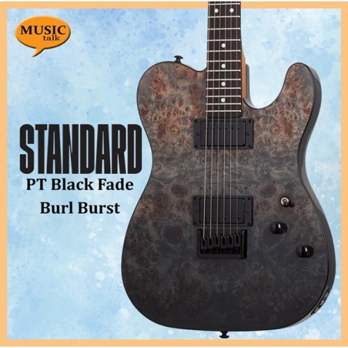 Schecter PT Standard Black Fade Burst Burl Electric Guitar Schecter PT Standard Black Fade Burst Burl Electric Guitar