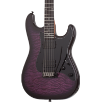 Schecter Traditional Pro Transparent Purple Burst Electric Guitar