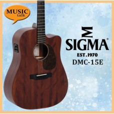 Sigma DMC-15E Electric Acoustic Guitar Solid Mahogany Top