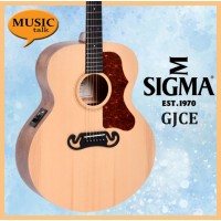 Sigma GJME Electric Acoustic Guitar Solid Spruce Top with Preamp