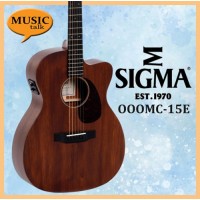 Sigma Acoustic Guitar OOOMC-15E Solid Mahogany Top