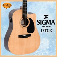 Sigma DTCE Electric Acoustic Guitar Solid Spruce top Tilia side & Back Satin with Preamp