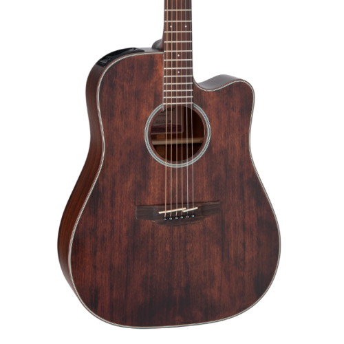Takamine GD21CE Acoustic / Electric Guitar Satin Molasses Solid Spruce & Sapele side and Back