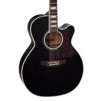 Takamine GN73-CE Acoustic / Electric Guitar Satin Black Solid Spruce & Maple side and Back