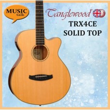 Tanglewood TRX4CE Gloss Natural Folk Acoustic Guitar