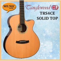 Tanglewood TRS4CE Electric Acoustic Guitar Natural Gloss Bluetooth link to phone