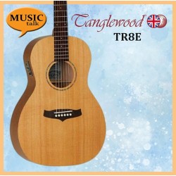 Tanglewood Acoustic Electric Guitar TR8E Satin Natural with bag