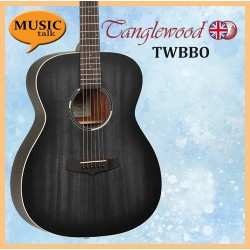 Tanglewood Acoustic Guitar TWBBO Satin Black with Bag