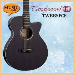 Tanglewood Acoustic Electric Guitar TWBBSFCE Satin Black with Bag