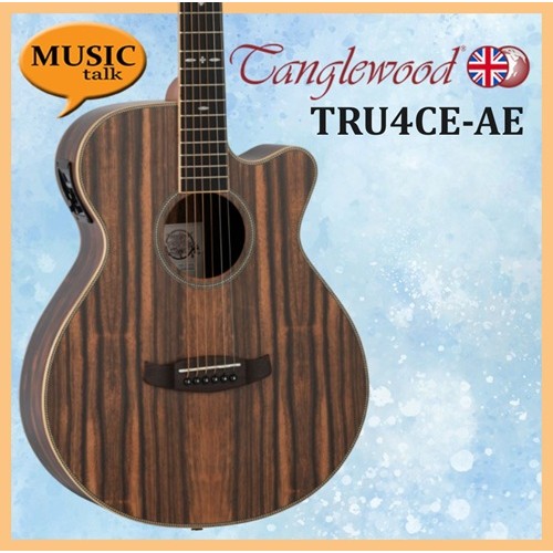 Tanglewood TRU4CE-AE natural Satin Folk Electric Acoustic Guitar