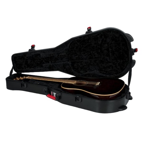 Gator Acoustic Guitar Hard case GTSA-GTRDEAD TSA Lock 