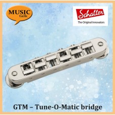 Schaller GTM Nickel Reverse High-quality Tune-o-matic bridge