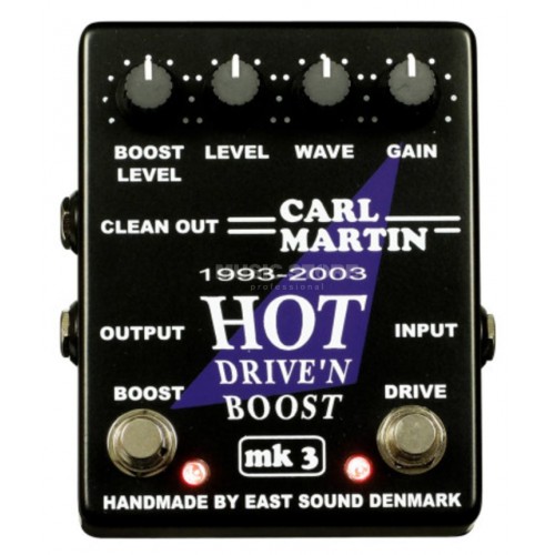 Carl Martin Pedal Hot Drive N Boost MK 3