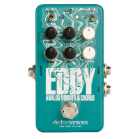 EHX Electro Harmonix Eddy Vibrato / Chorus Electric Guitar Effect Pedal